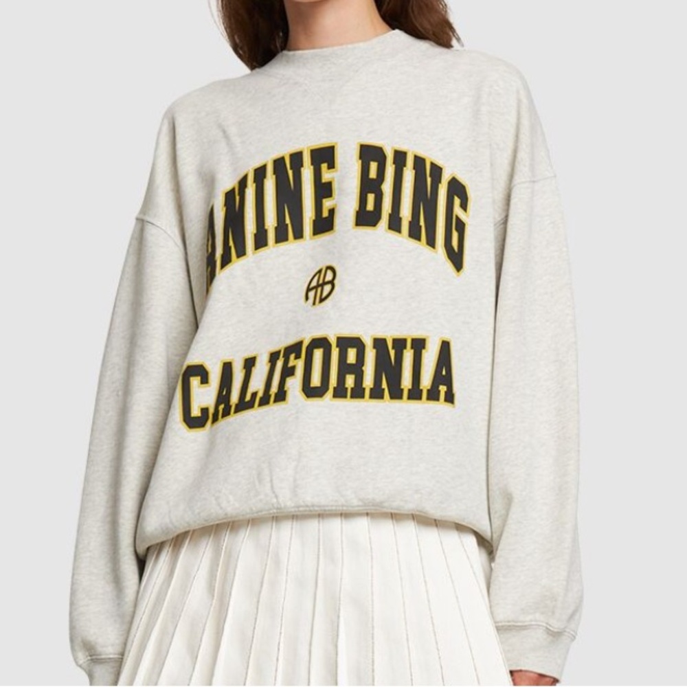 Anine Bing | Jaci Sweatshirt | Grey | Small